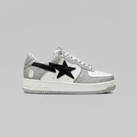 BAPE STA WHITE BLACK