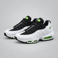 NIKE AIR MAX 95 WHITE BLACK GREEN