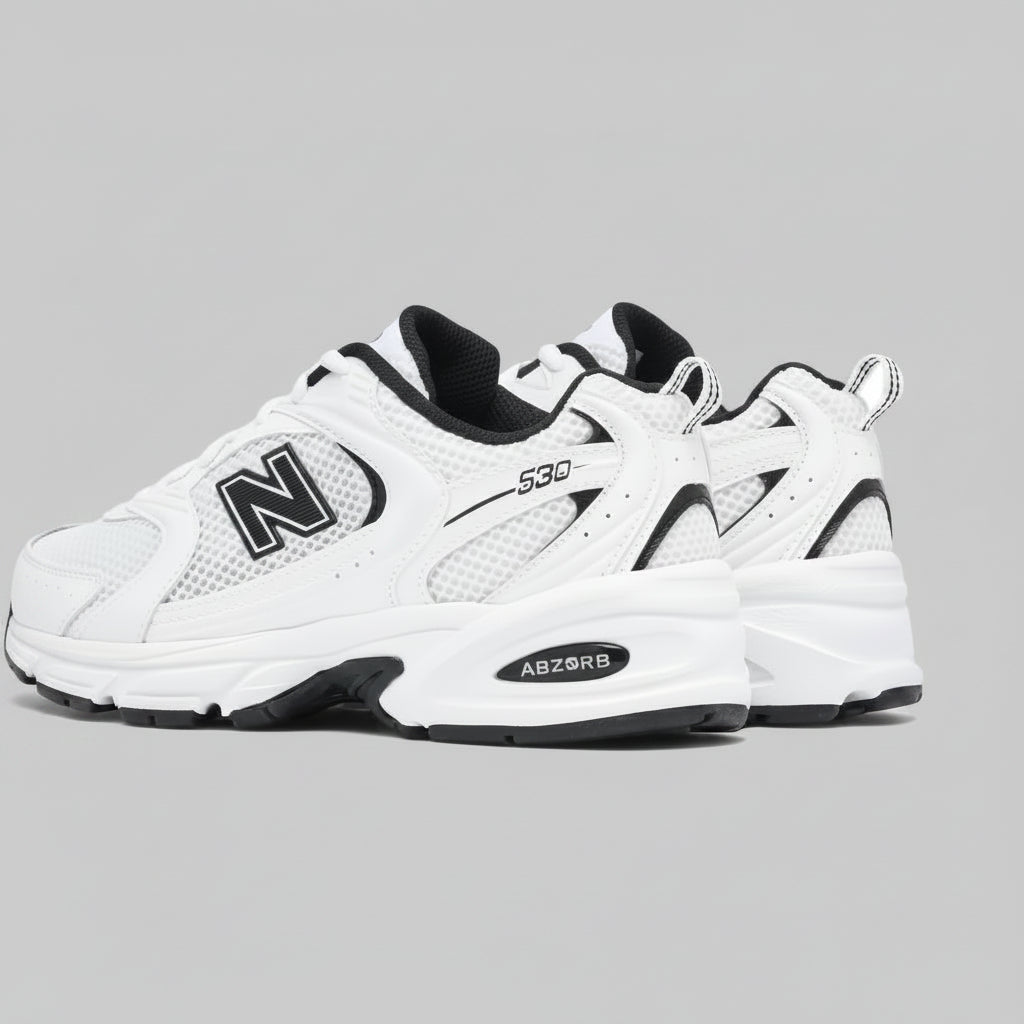NEW BALANCE 530 WHITE BLACK