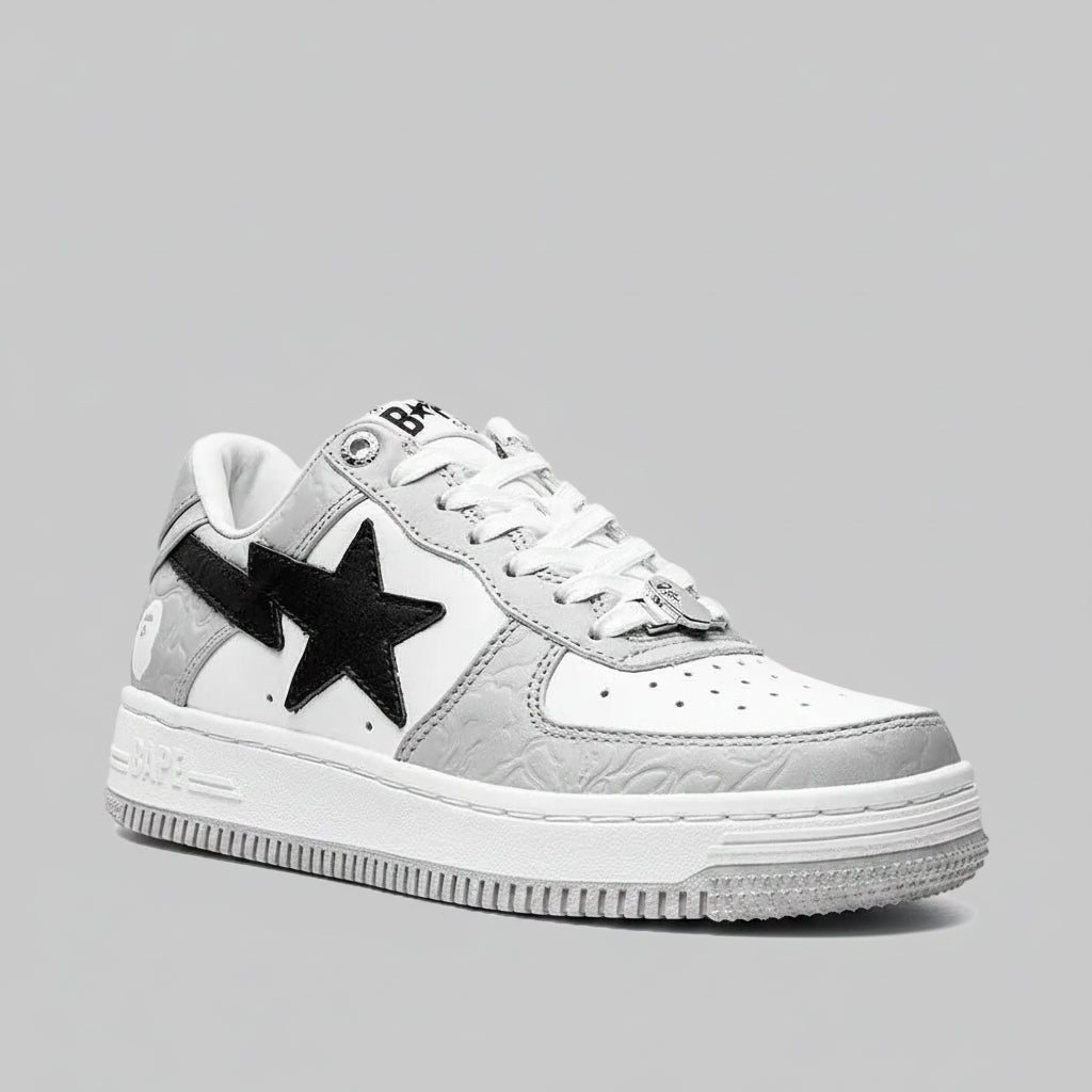 BAPE STA WHITE BLACK