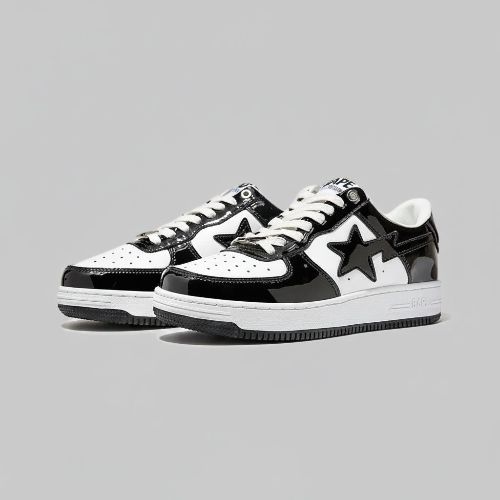 BAPE STA BLACK PATENT