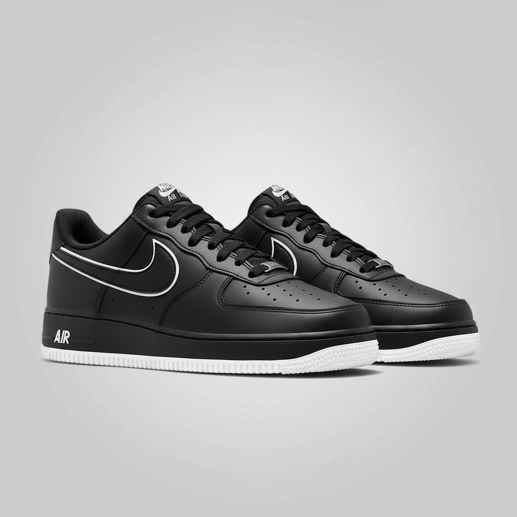 NIKE AF1 BLACK WHITE