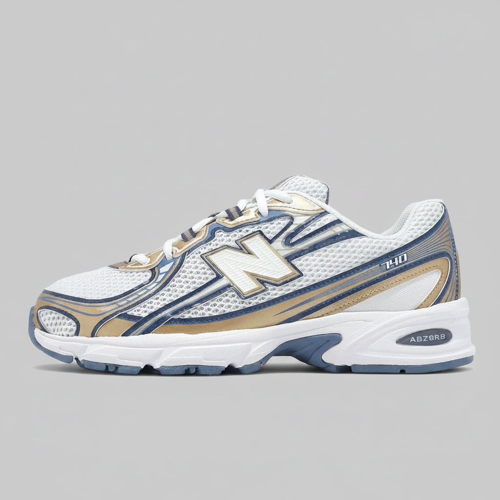 NEW BALANCE 740 WHITE GOLD BLUE